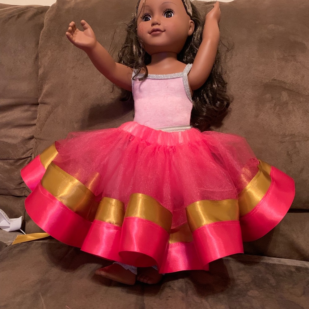 Pink and Gold Tutu - Picture 2 of 2